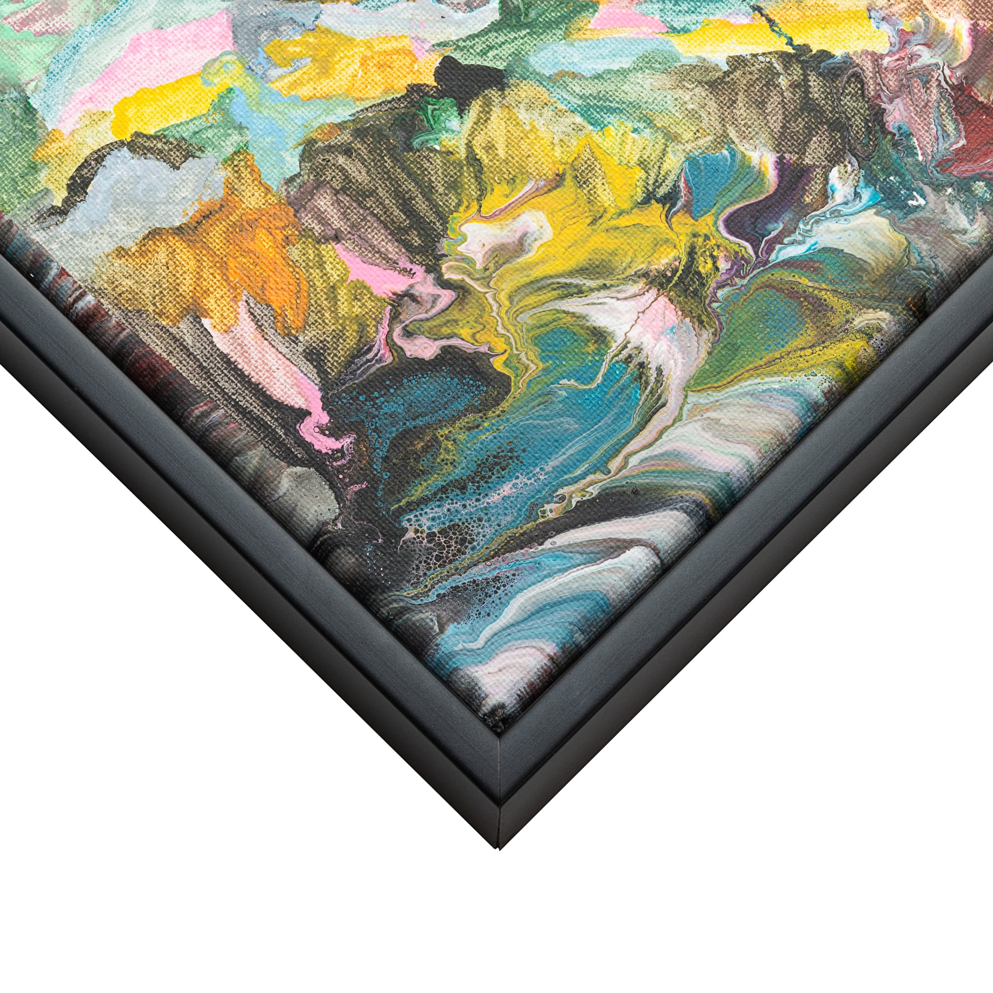 Black Canvas Float Frame - Clean lines for modern art