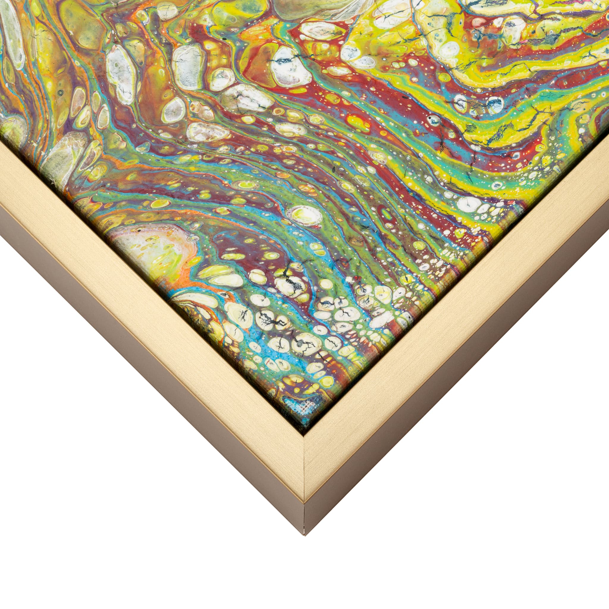 Gold Canvas Float Frame - Classic elegance for any space
