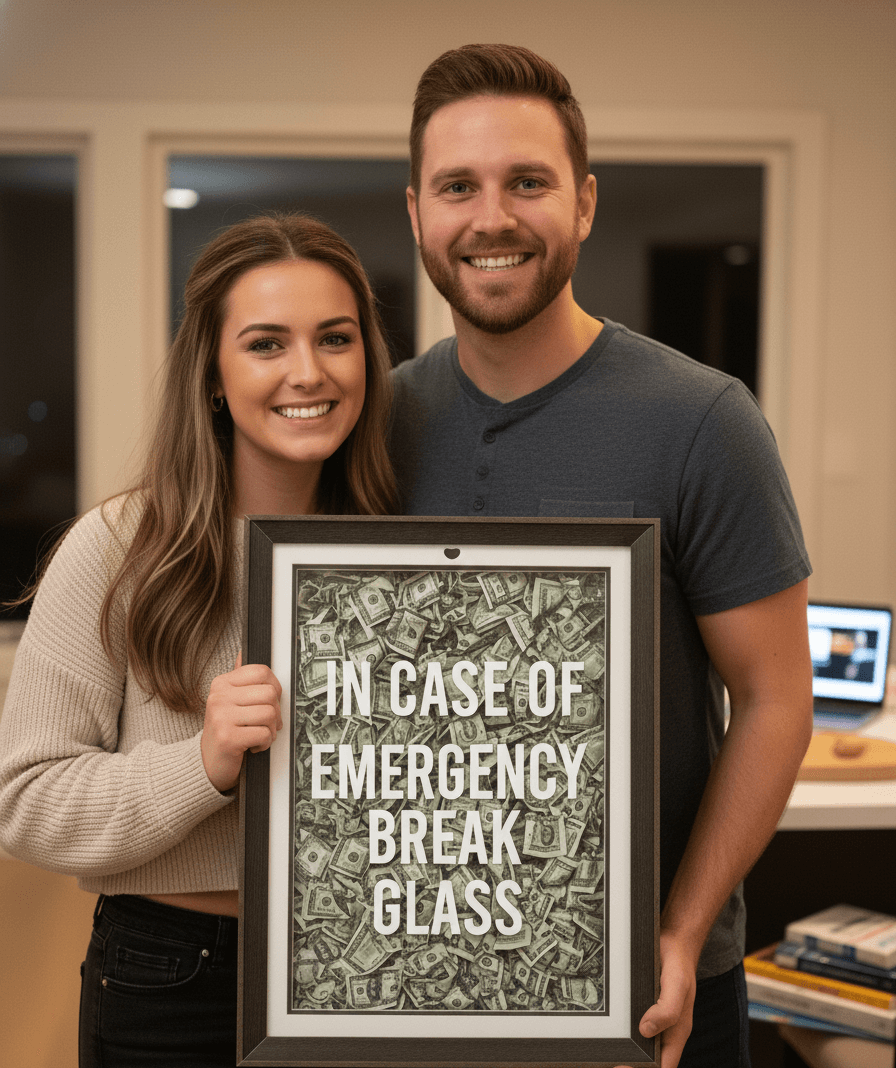 Modern Brown Standard Depth lifestyle image showing shadowbox display
