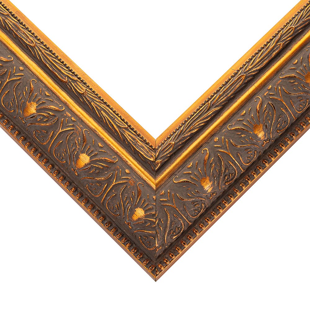 Wide Museum Gold gold frame